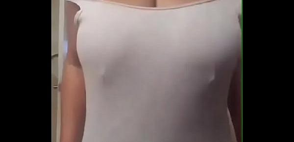  Desi Indian Girl Sangita Playing With Her boobs